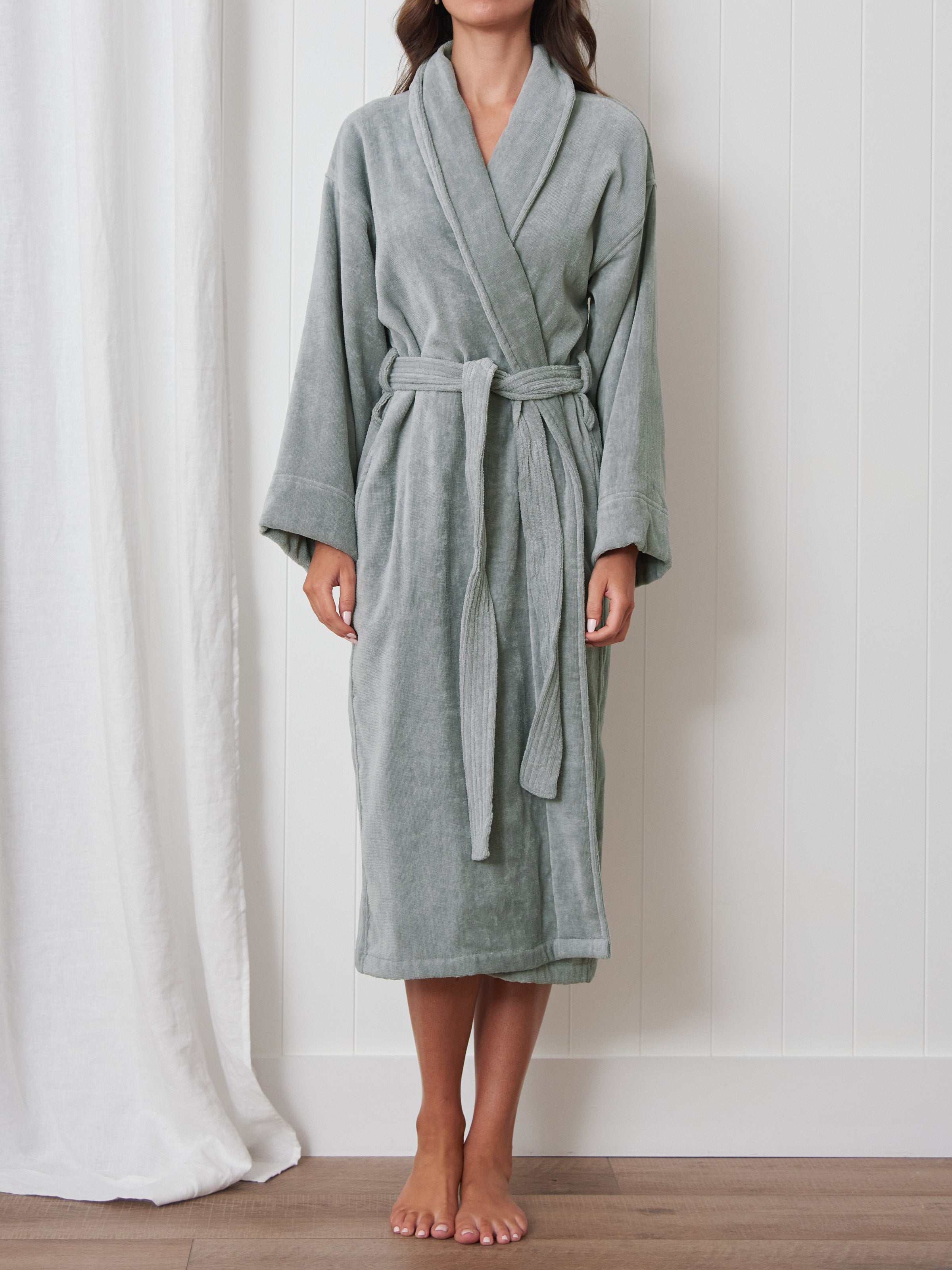 Bath Robe Grey Dressing Gown for Women Men Solid Cotton Waffle Bathrobe  Peignoir Nightgowns Sleepwear Bridesmaid Robes